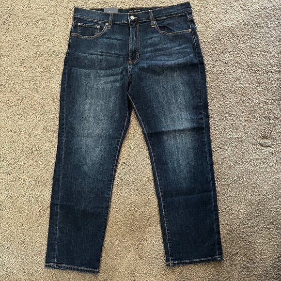 LUCKY BRAND 410 Athletic Straight Fit Straight Leg Blue Denim - NWT - Size 36X29 - Picture 1 of 11